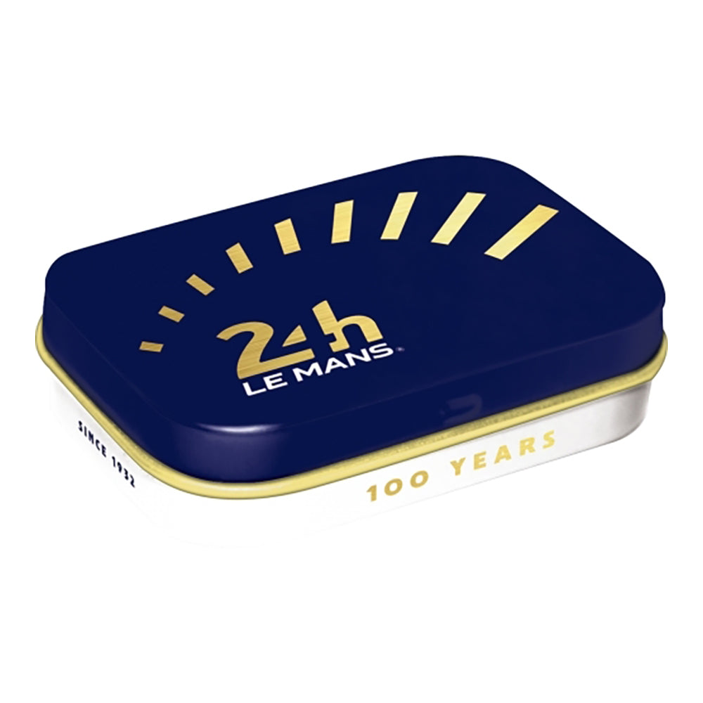 2PK Nostalgic Art 4x6cm Mint Trinket Box 24h Le Mans 100 Years - Blue