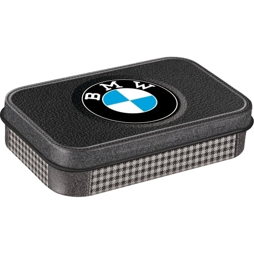 2PK Nostalgic Art 10cm Mint Tin Box XL BMW Classic Pepita Hard Candy