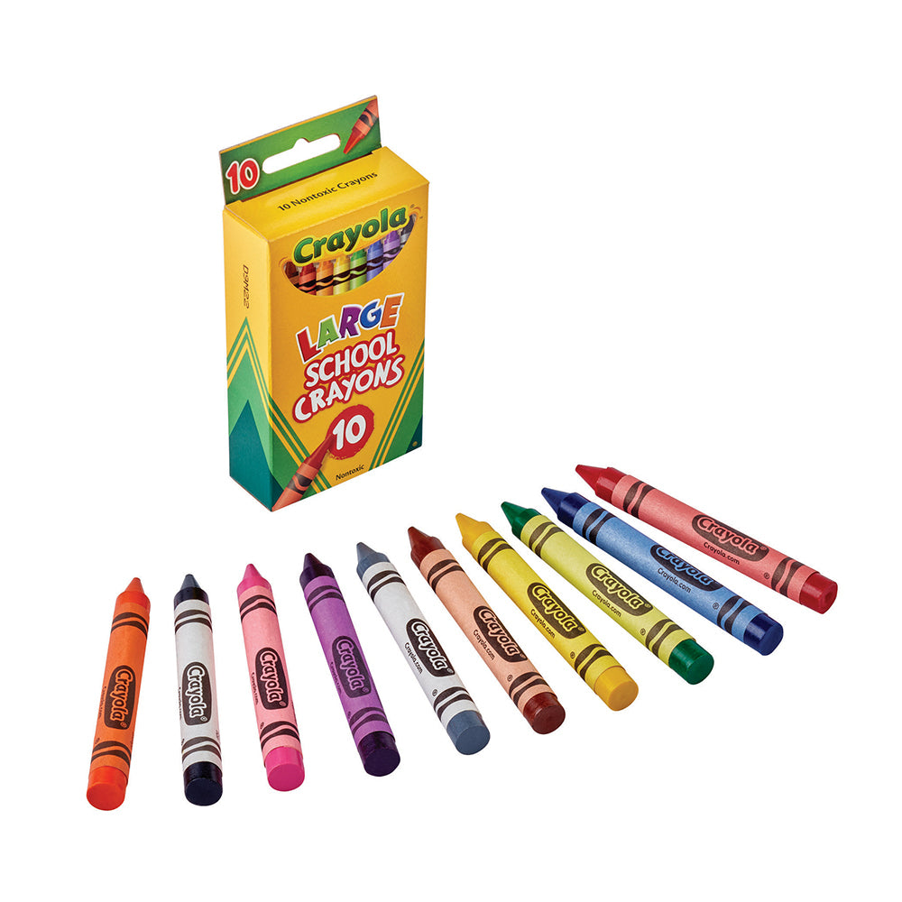60pc Crayola Kids/Childrens Creative Large School Crayons 36m+