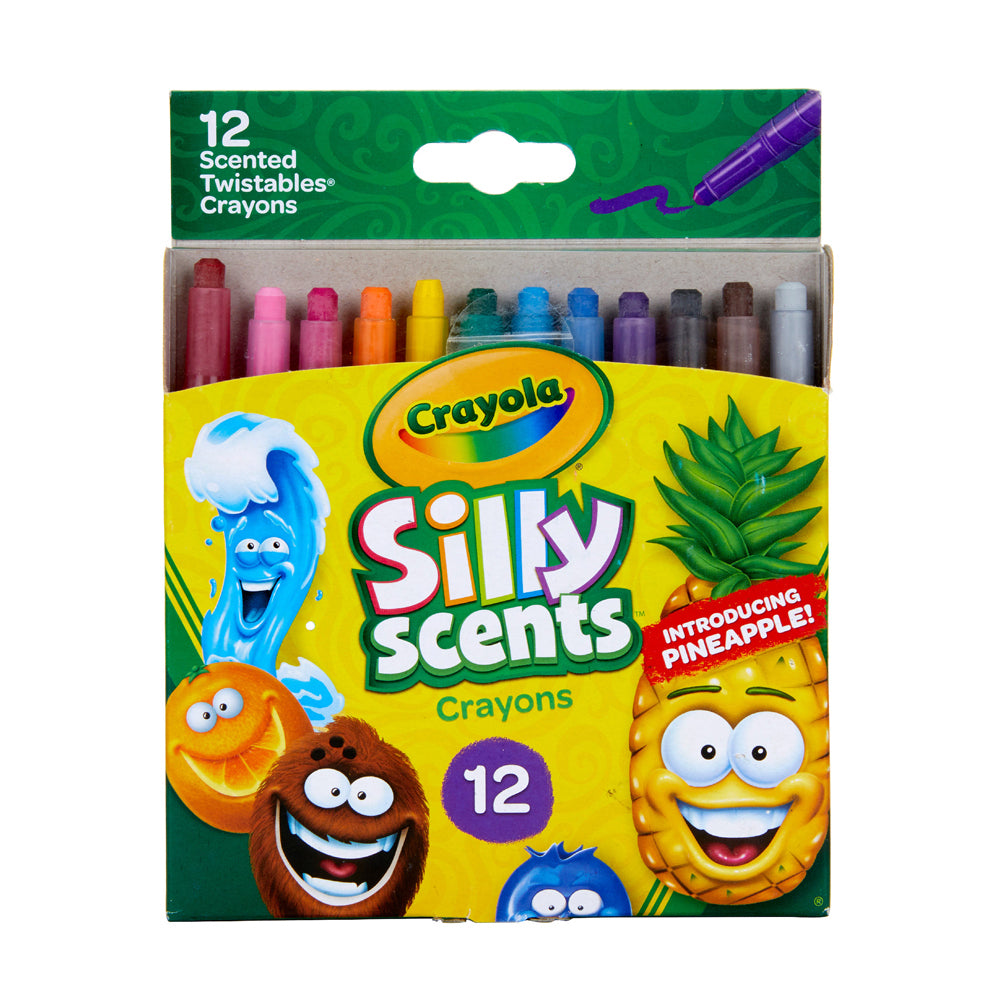 72pc Crayola Kids/Childrens Creative Silly Scents Mini Twist Crayons 36m+