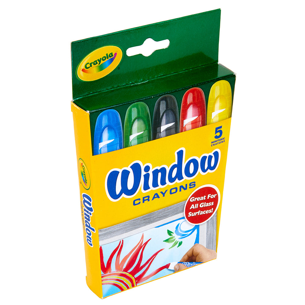 2x5pc Crayola Kids/Childrens Creative Washable Window Crayons