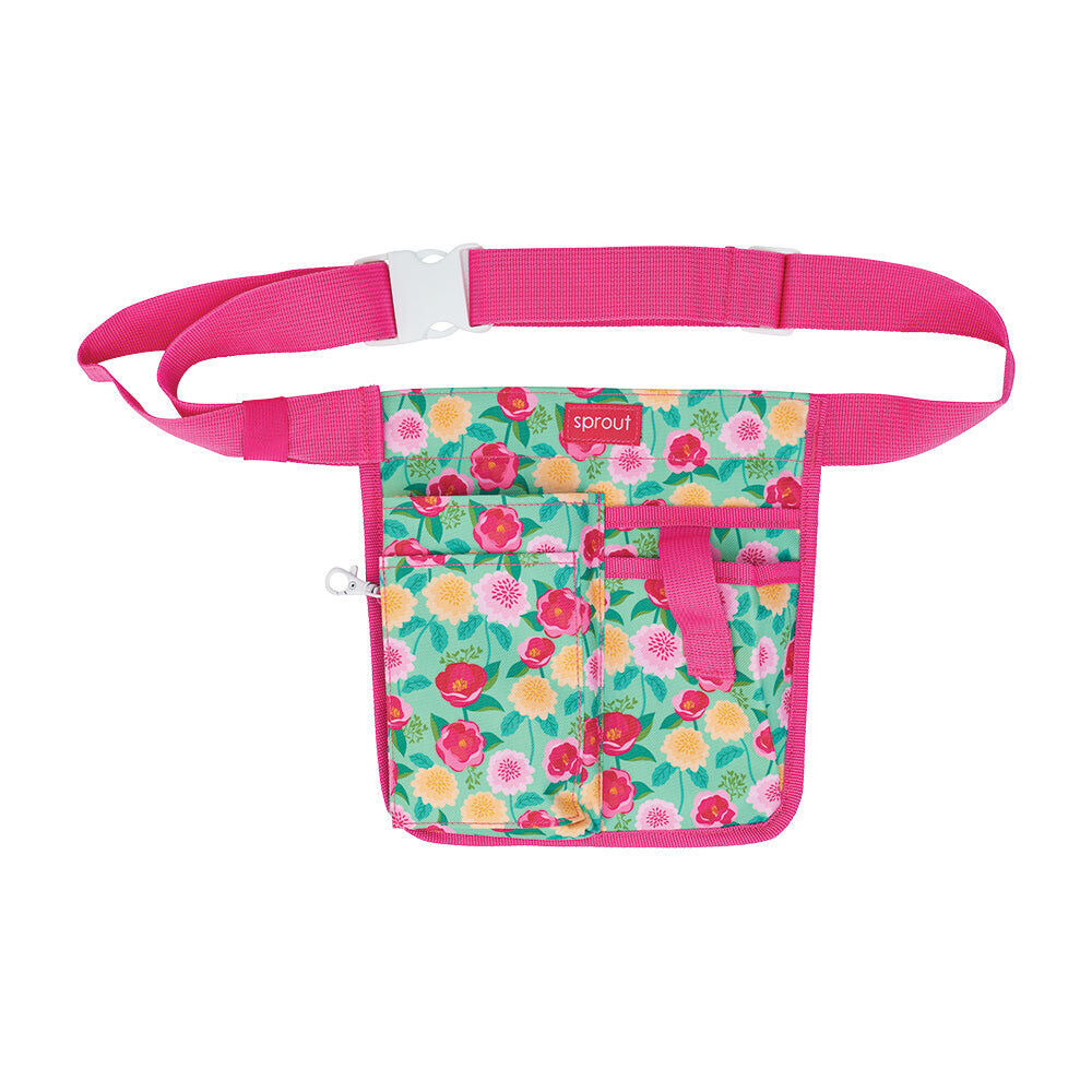 2PK Annabel Trends Sprout Half Waist Garden Tool Belt - Camellias Mint