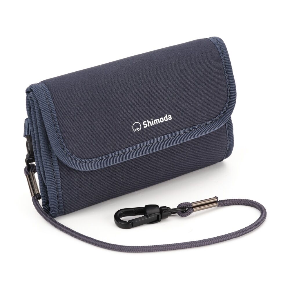 Shimoda Card Wallet SD Water-Resistant Memory Storage Impact Protection - Blue