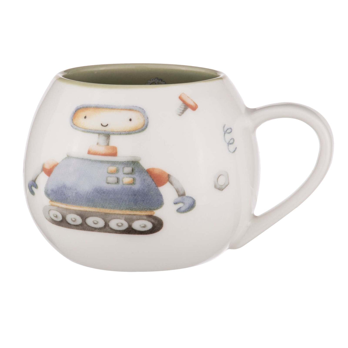 2PK Ashdene Robots Kids/Child 200ml Drinking Mini Hug Mug