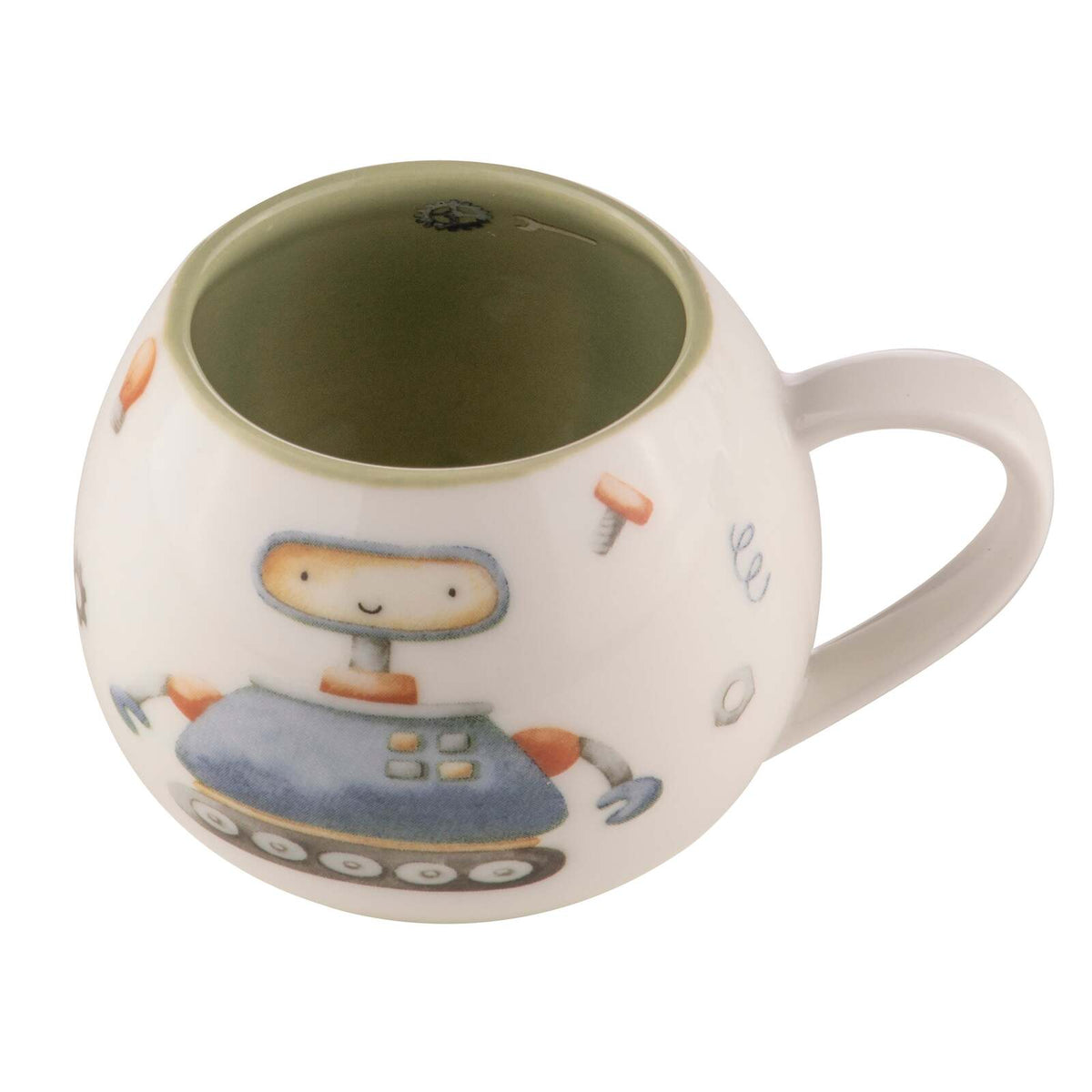 2PK Ashdene Robots Kids/Child 200ml Drinking Mini Hug Mug