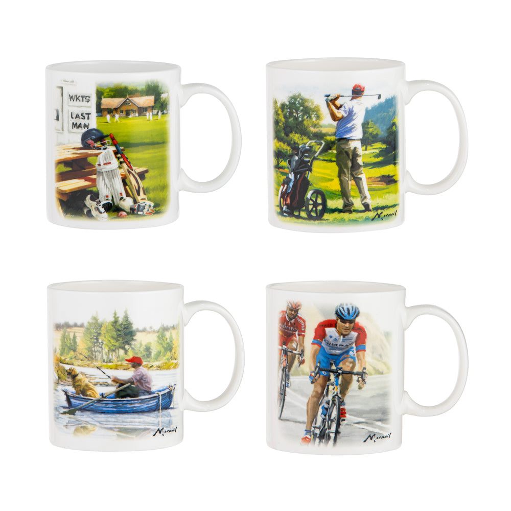 6PK Ashdene Time Well Spent Fine Bone China Mug - Assorted