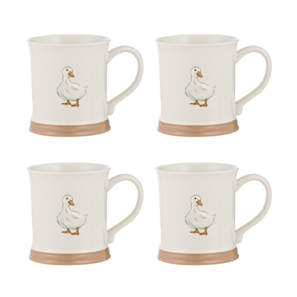 4PK Ashdene Farm Friends Coffee Mug Drinkware 430ml/13cm - Assorted