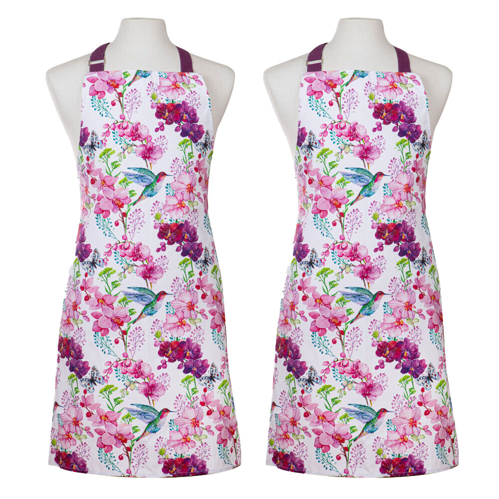 2PK Ashdene Birds & Blooms Chef Apron Kitchen Cooking/Baking 69x86cm