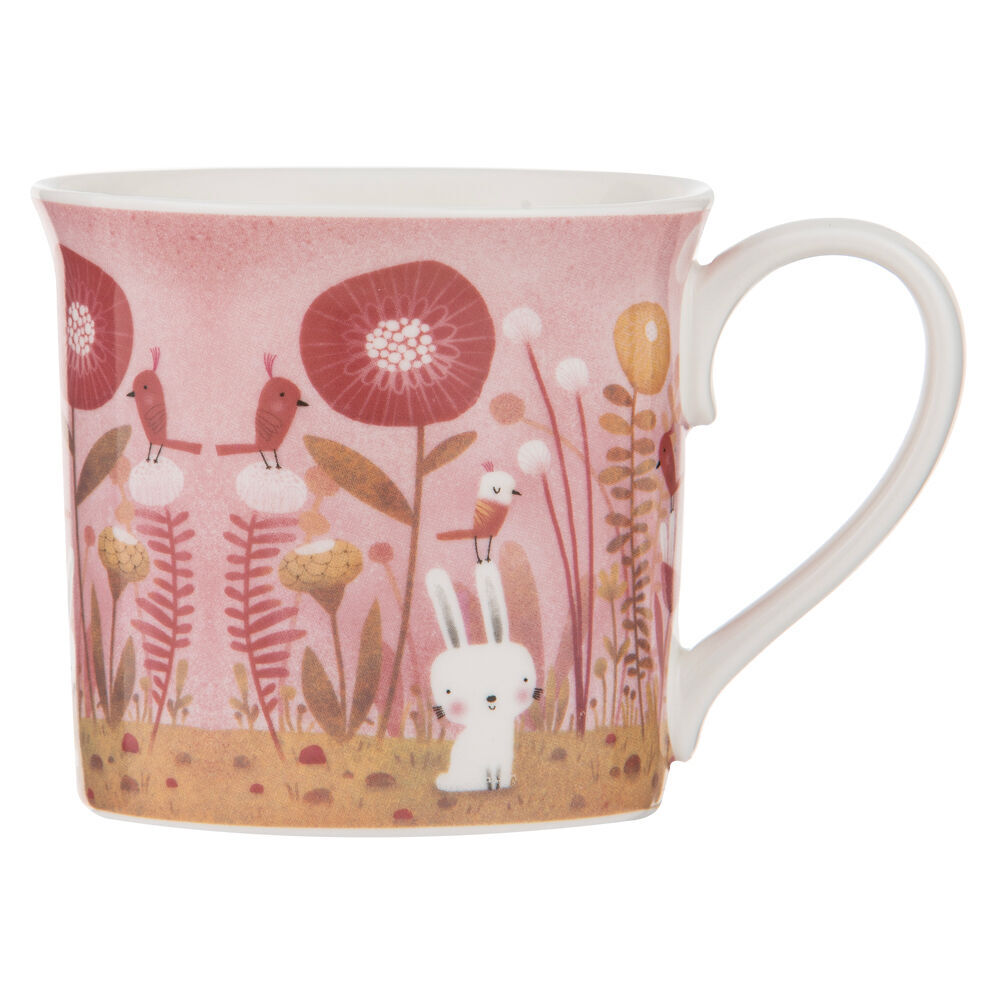4PK Ashdene Playful Bunnies Beverage Mug Drinkware Assorted