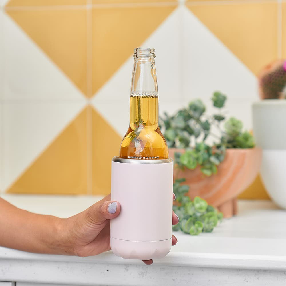 4PK Annabel Trends 12cm Stainless Steel Can Cooler - Titanium