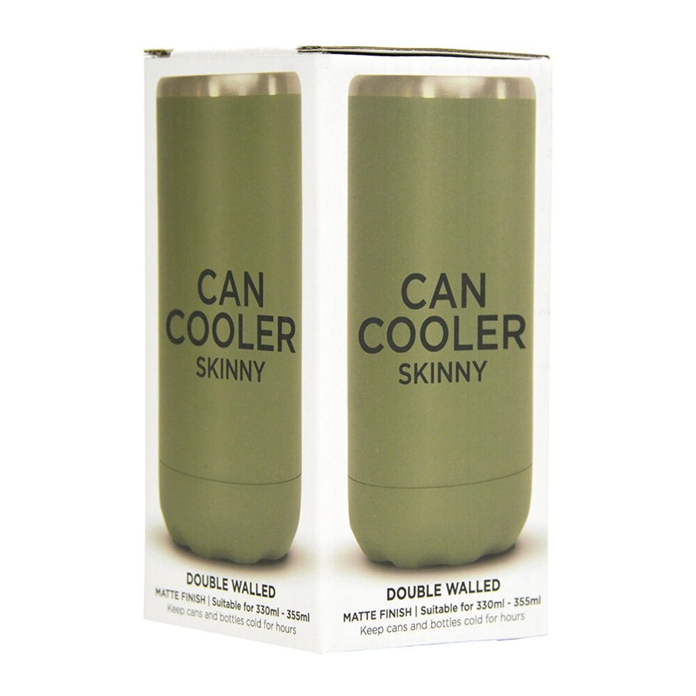 2PK Annabel Trends 14.5cm Stainless Steel Can Cooler Skinny - Titanium