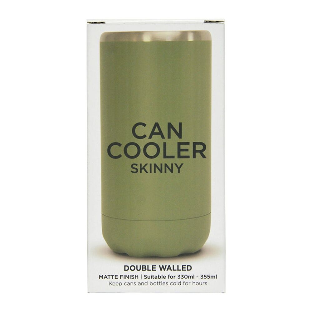 2PK Annabel Trends 14.5cm Stainless Steel Can Cooler Skinny - Titanium