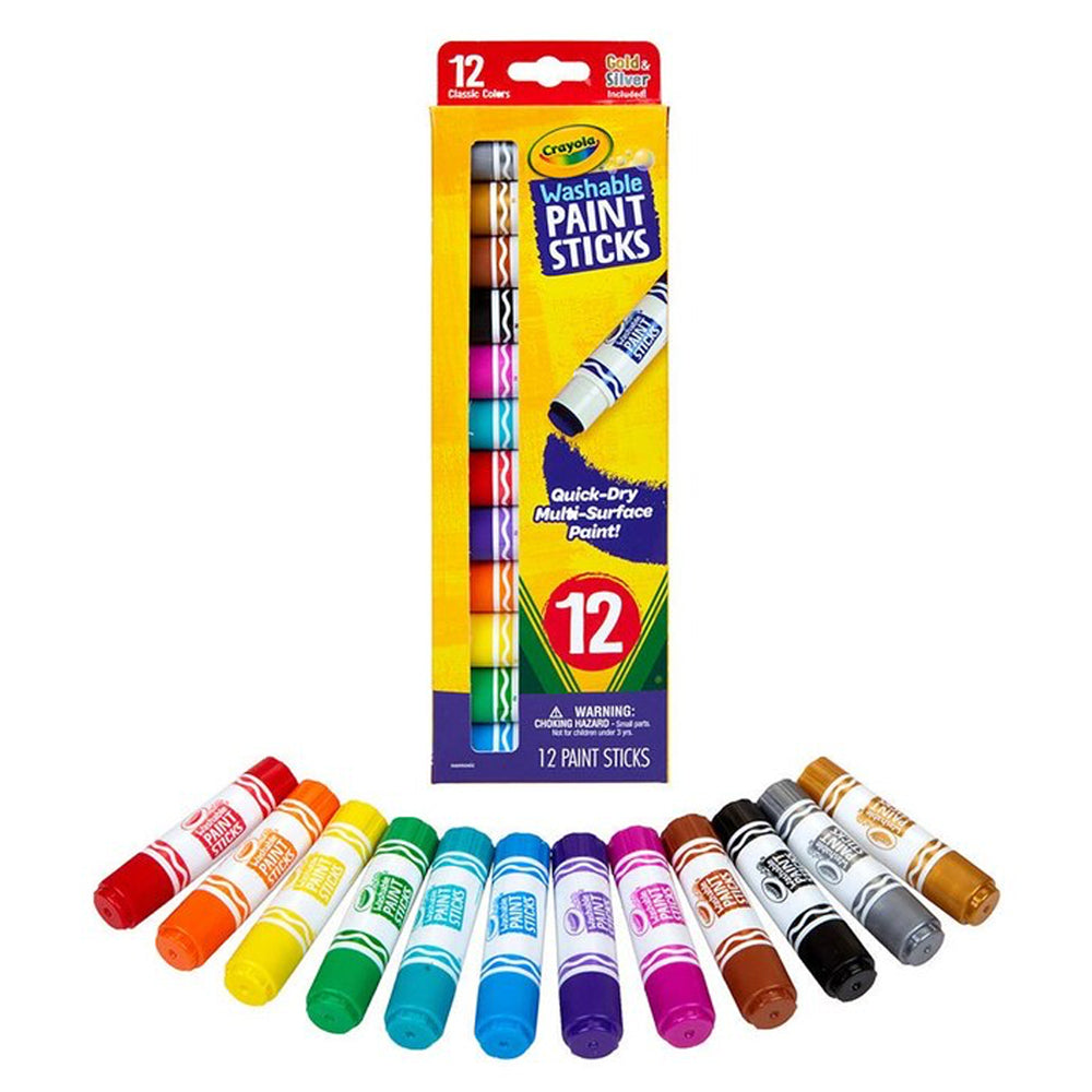 24pc Crayola Washable Paint Sticks Kids/Children Art/Craft 6y+