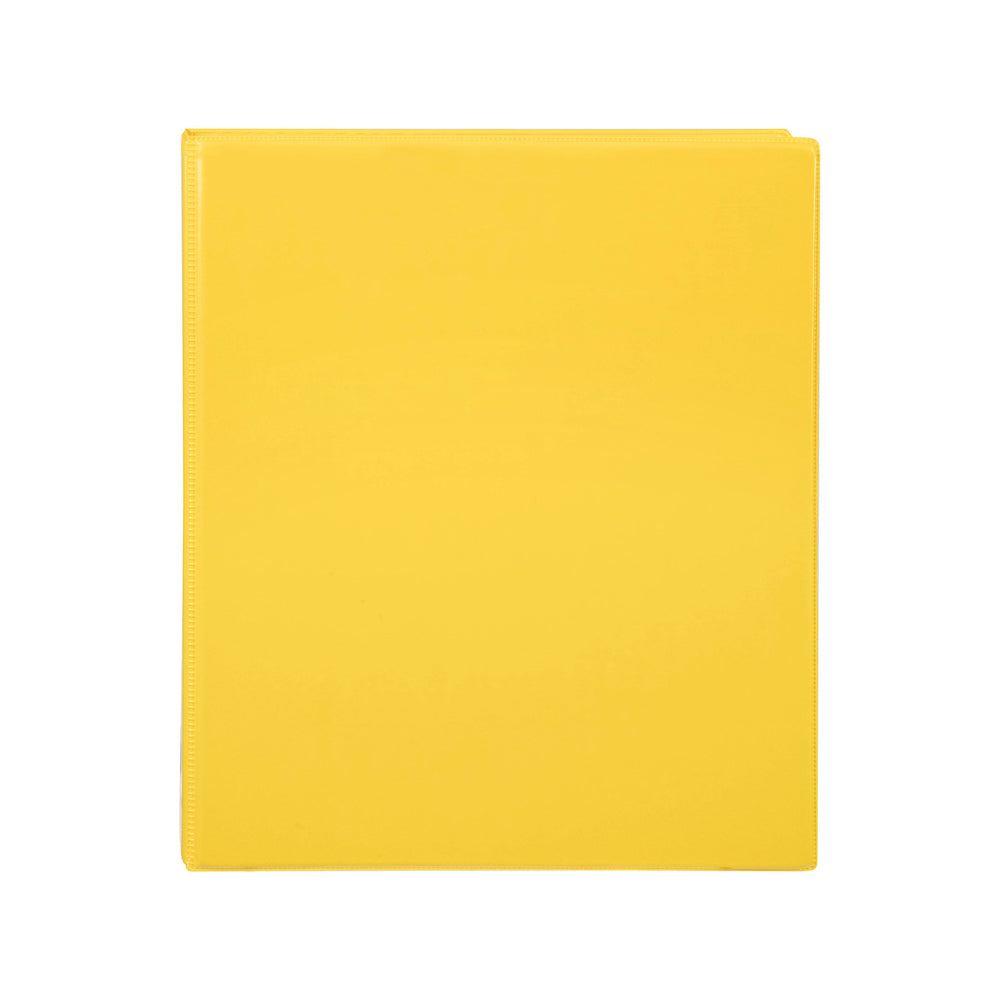 6PK Marbig PP Clearview 2 D-Ring 25mm A4 Insert Binder File Organiser - Yellow