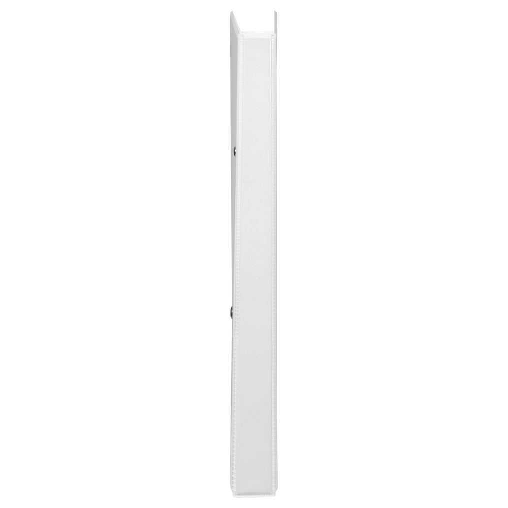 2PK Marbig PP Clearview 2 D-Ring 19mm A4 Insert Binder File Organiser - White