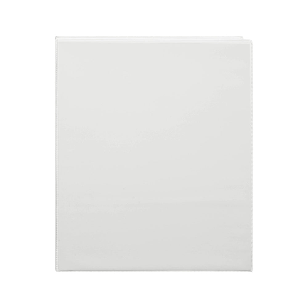 2PK Marbig PP Clearview 2 D-Ring 19mm A4 Insert Binder File Organiser - White
