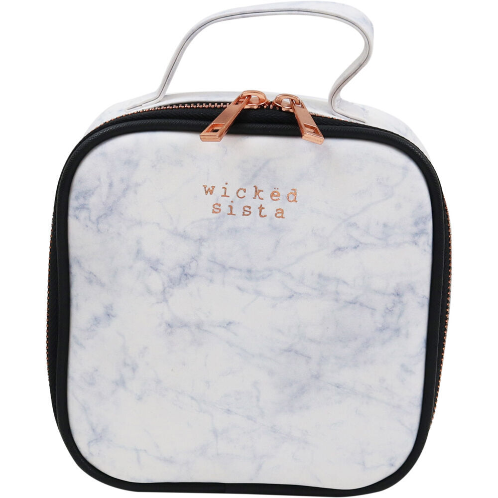 2PK Wicked Sista Moderna Small Square Carry Bag 16cm - Marble