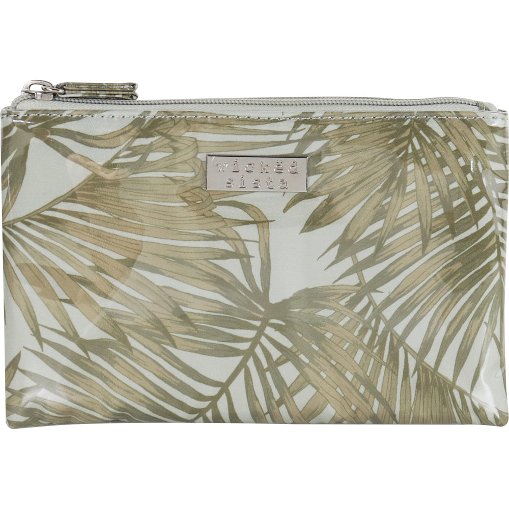 2PK Wicked Sista Golden Tropics Women's Flat Purse Large