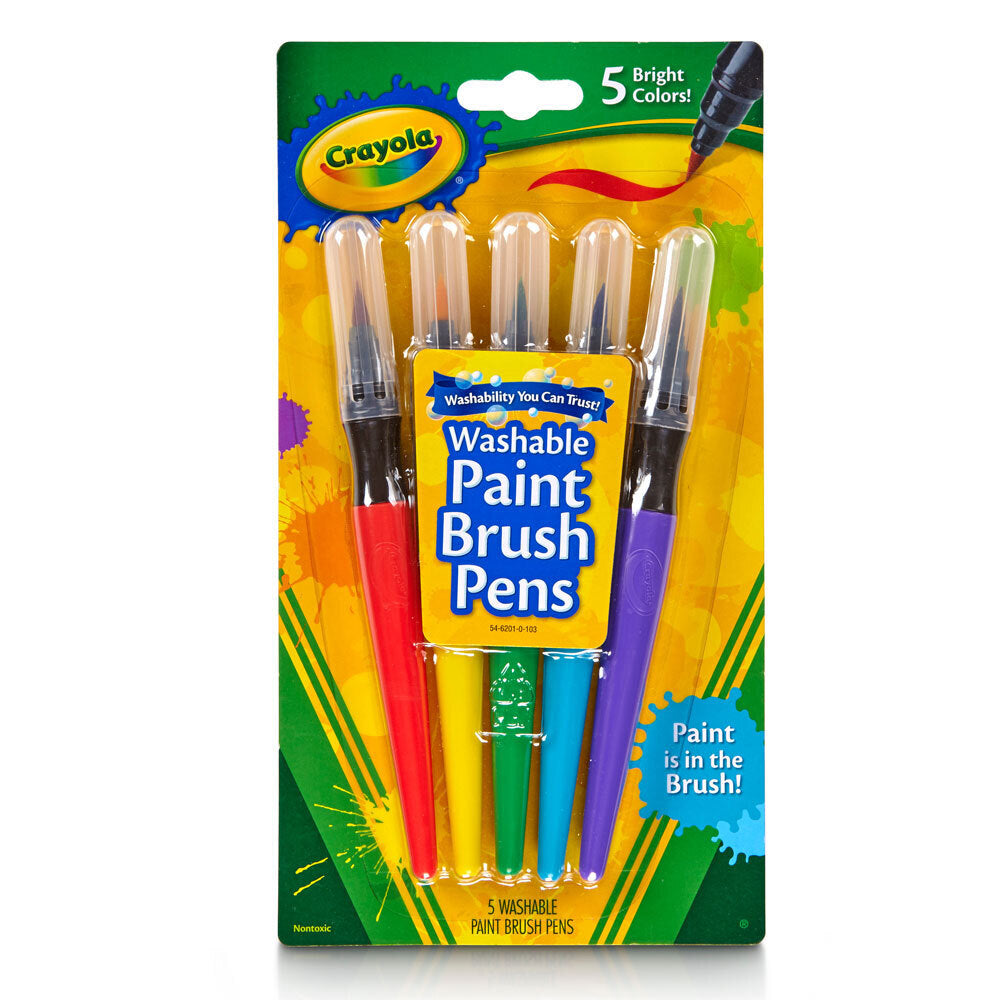 20pc Crayola Washable Paint Brush Pens Kids 3y+