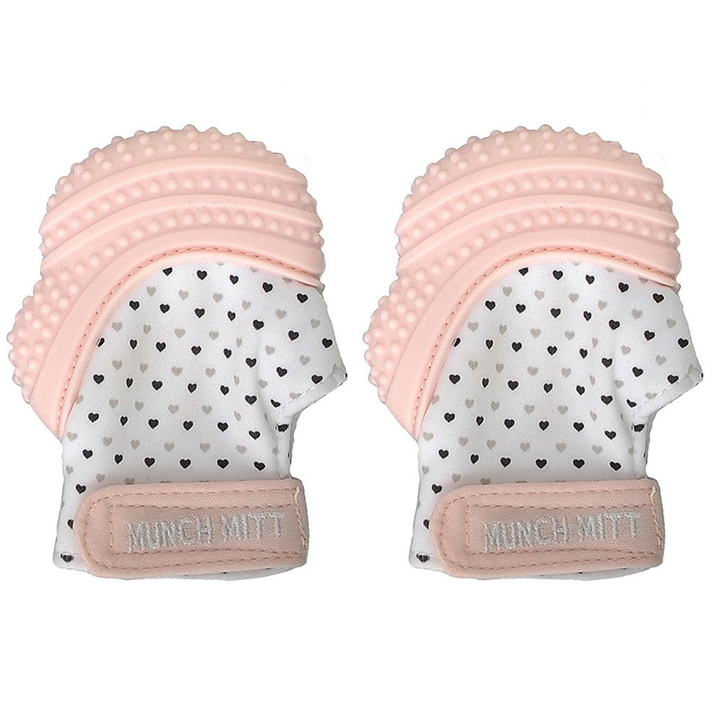 2PK Malarkey Kids Munch Mitt Pastel Pink