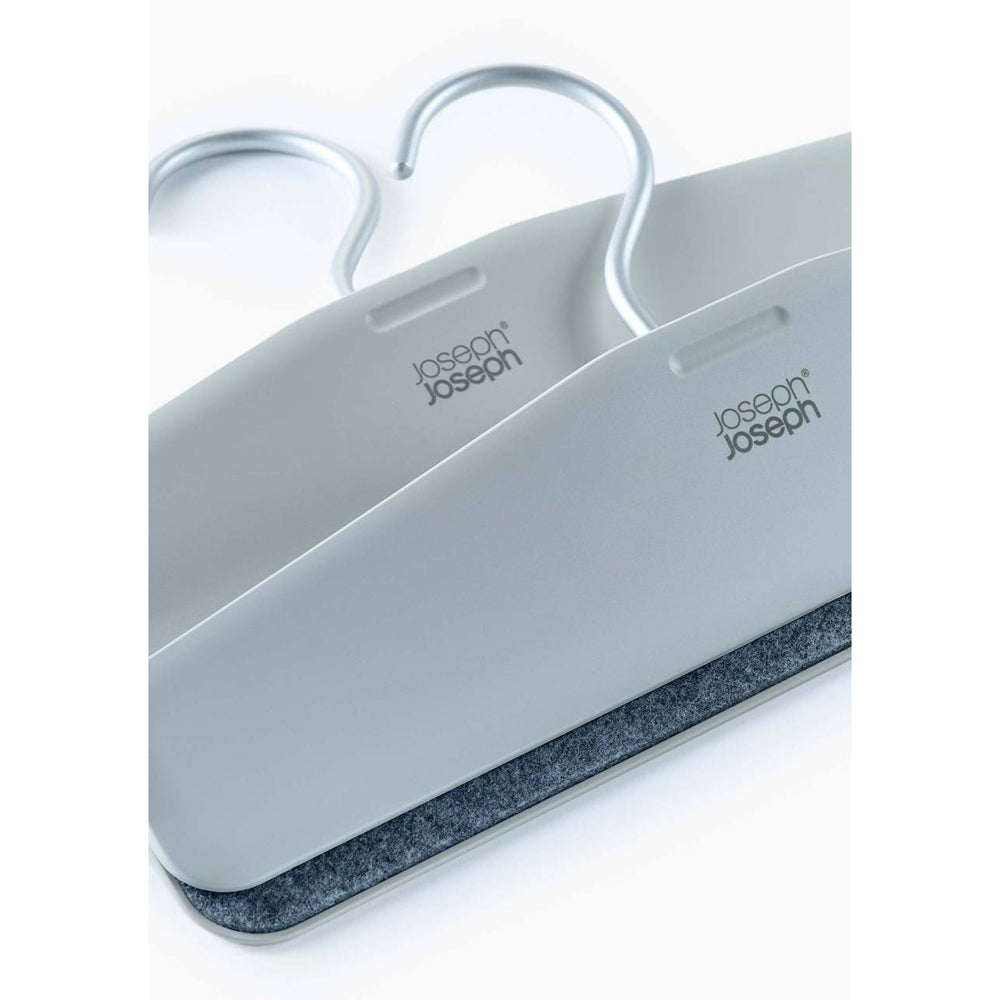 2x 2pc Joseph Joseph Orderly Trouser & Skirt Wardrobe Hanger Ecru