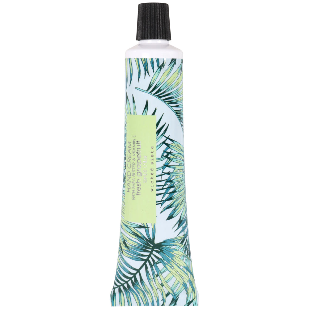6PK Wicked Sista Hand Cream 50ml Fresh Grapefruit/Tropical Leaves