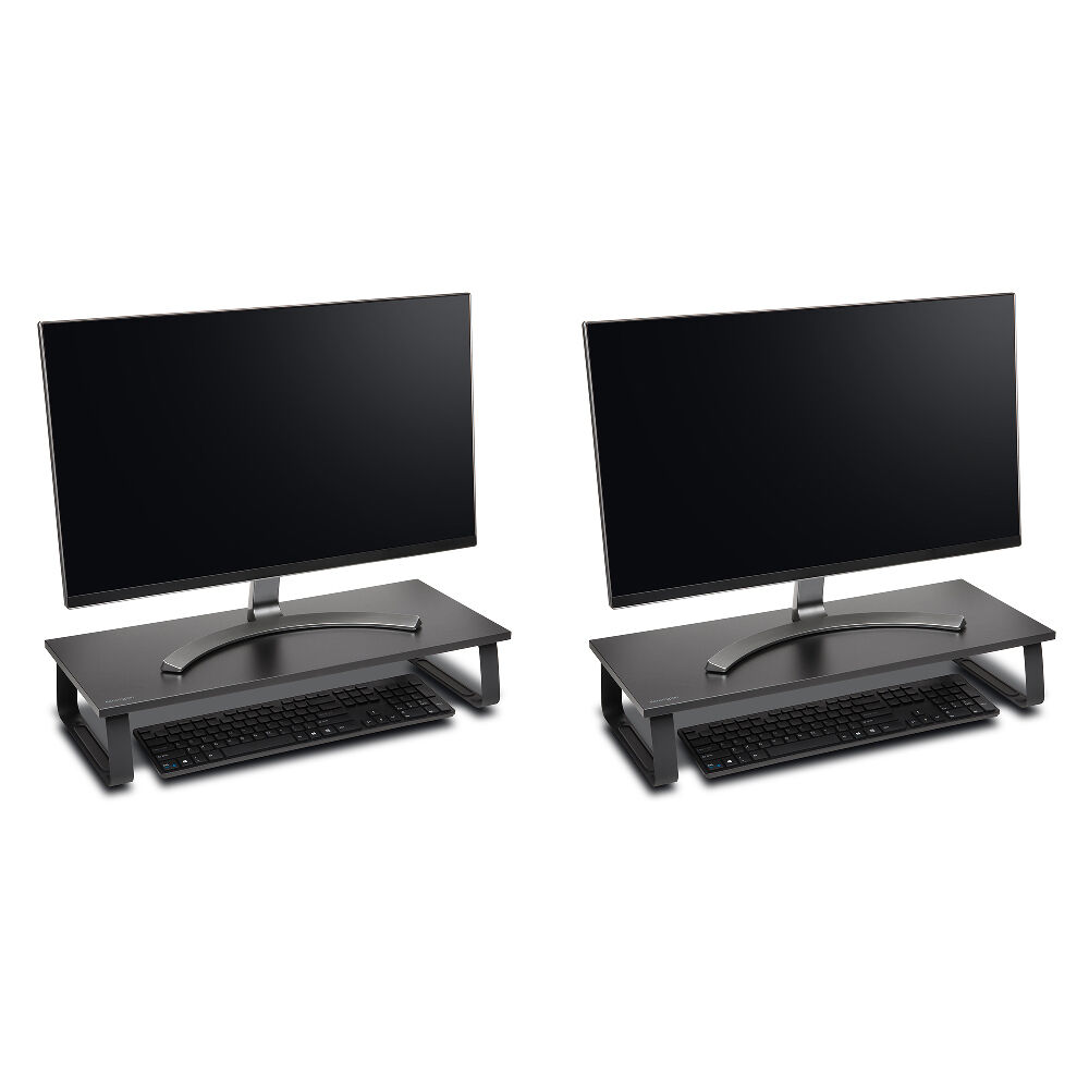 2PK Kensington Riser Stand/Holder For 32" Monitor - Black