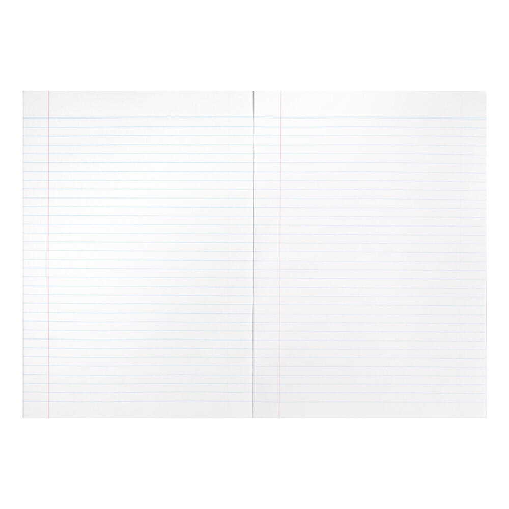 20PK Spirax P100 Protective PP Cover Exercise Book A4 48 Pages 8mm Ruled Red
