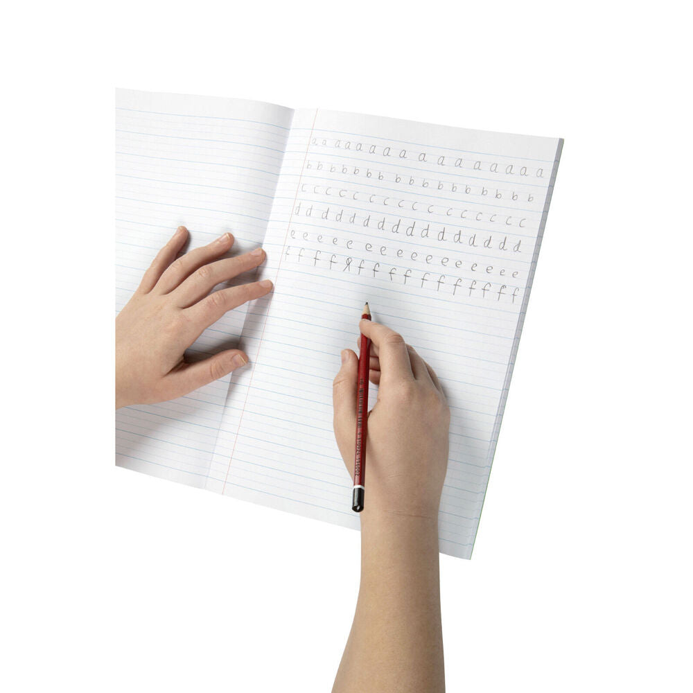 10PK Spirax P117 Exercise Book A4 18mm Dotted Thirds 96 Pages Green