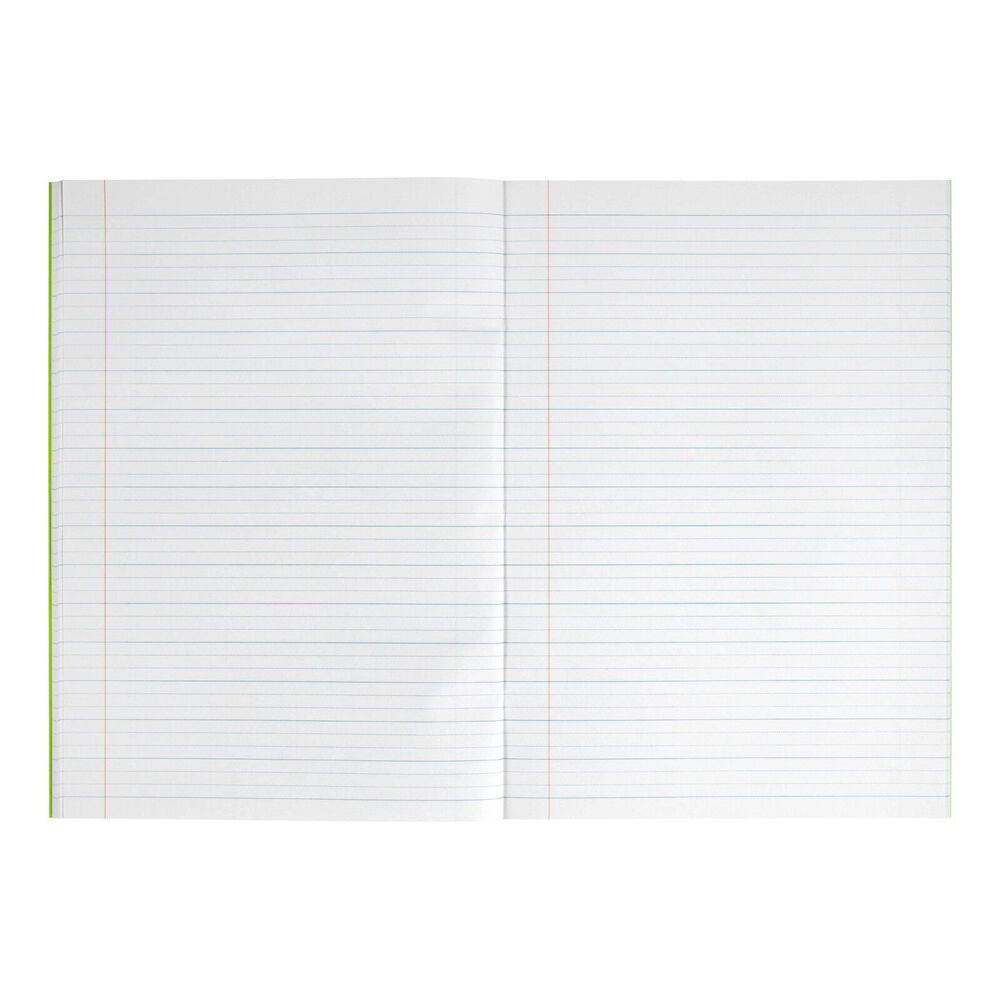 10PK Spirax P117 Exercise Book A4 18mm Dotted Thirds 96 Pages Green