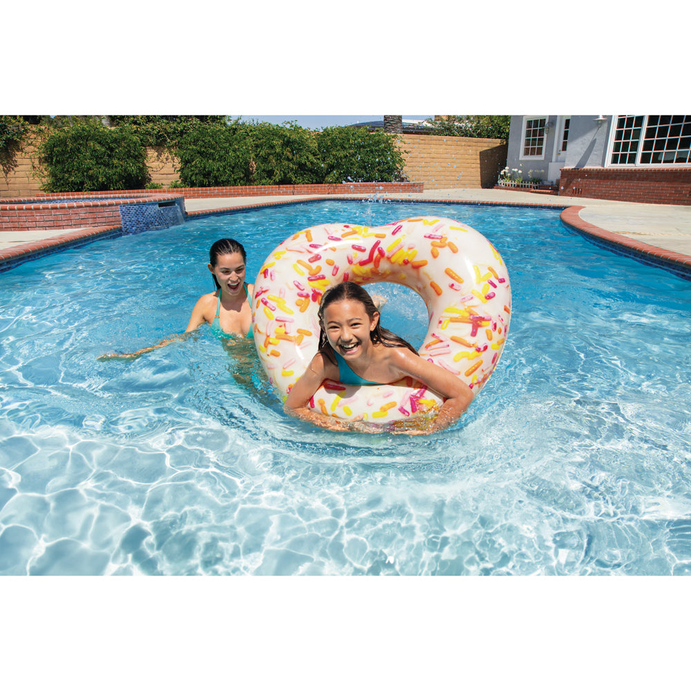 3PK Intex Sprinkle Donut Heart Tube Inflatable Float 94x89cm