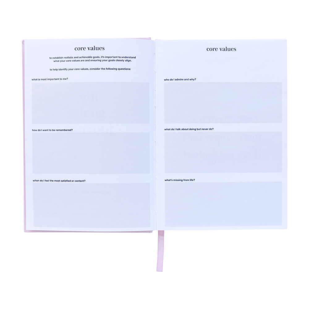 2PK Spirax Platinum Inspo A5 Hardcover Journal 192 Page Goals