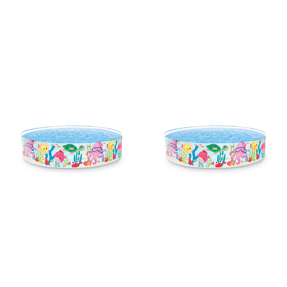 2PK Intex Snapset Ocean Play Kids/Children Pool Round 6x15''