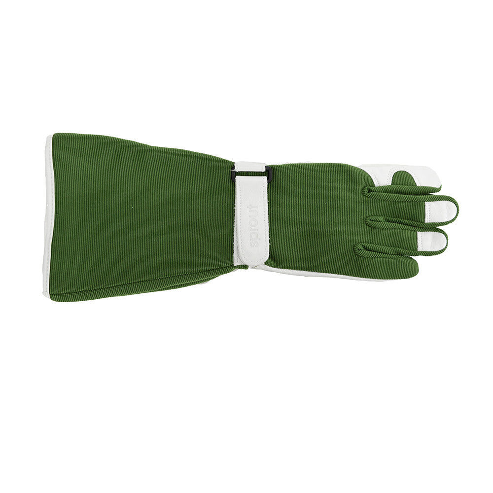 4pc Annabel Trends Sprout Long Sleeve Garden Hand Gloves - Olive
