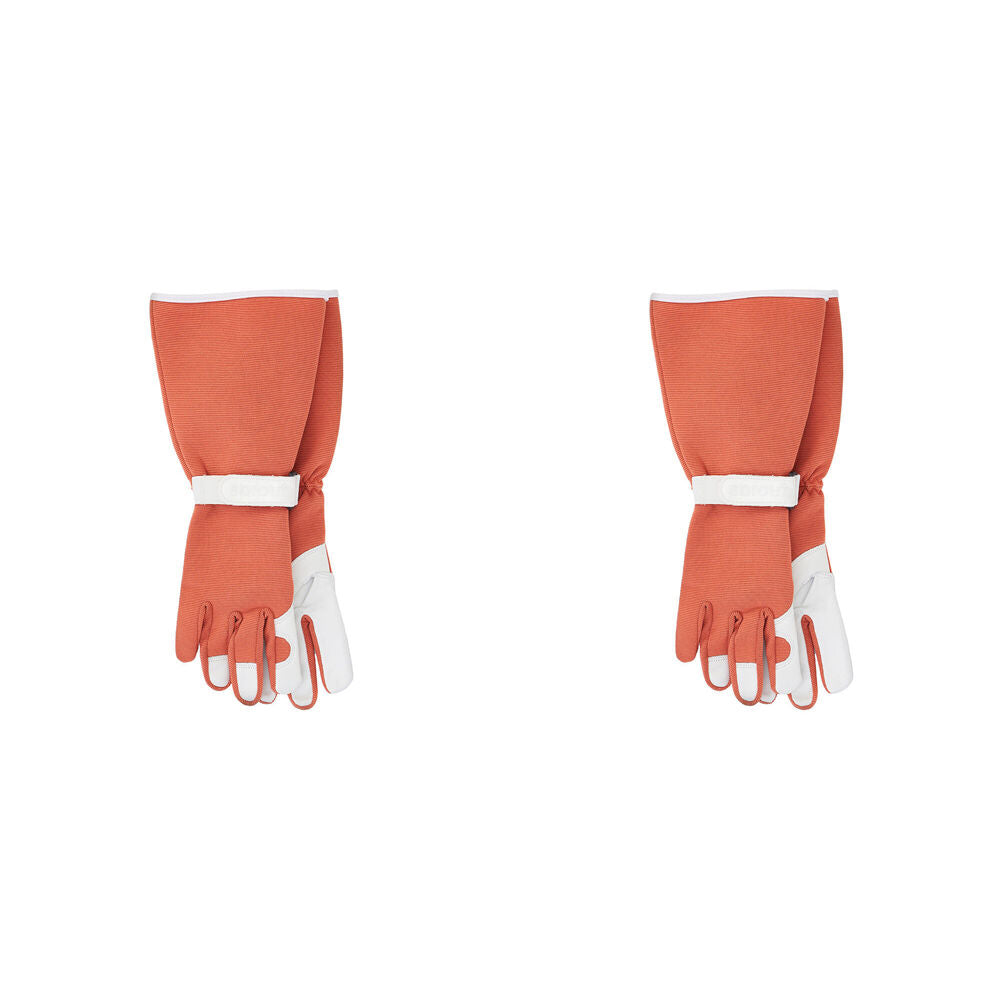 4pc Annabel Trends Sprout Long Sleeve Garden Hand Gloves - Terracotta