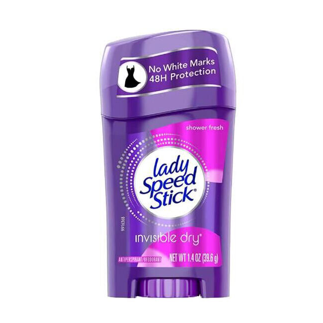 6PK Lady Speed Stick Shower Fresh Deodorant 39.68g 48hr Protection