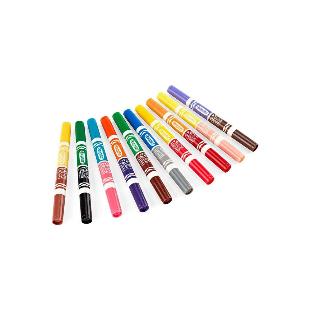 2x 10pc Crayola Silly Scents Smash Ups Dual Ended Markers Kids 3+