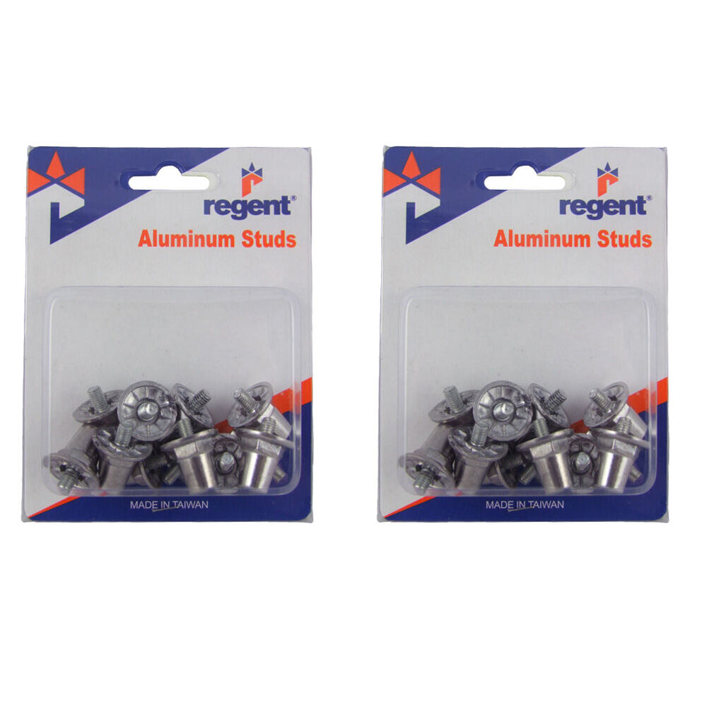 2x 12pc Regent Aluminum Sporting Shoes Spare Replacement Studs Accessories 16mm