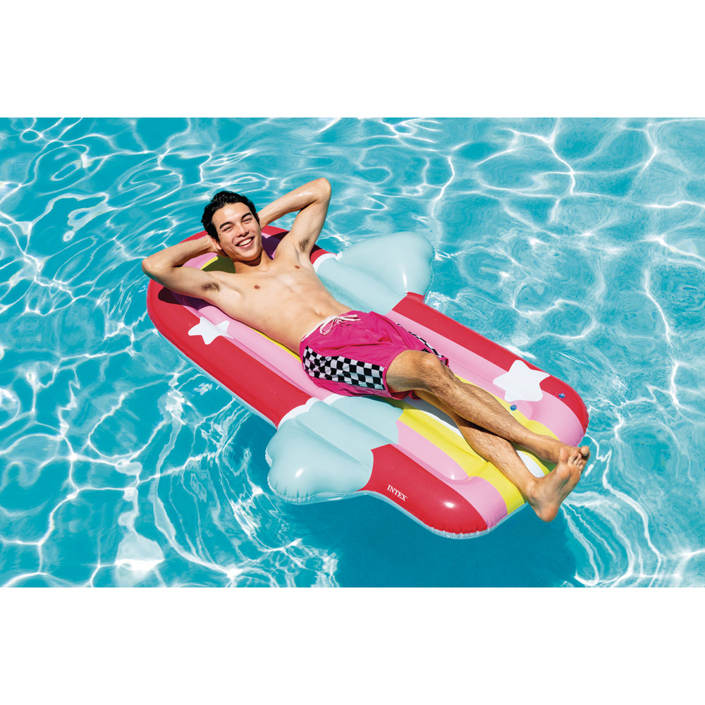 2PK Intex Rainbow Cloud Inflatable Swimming Pool Float