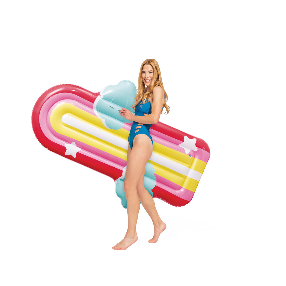 2PK Intex Rainbow Cloud Inflatable Swimming Pool Float