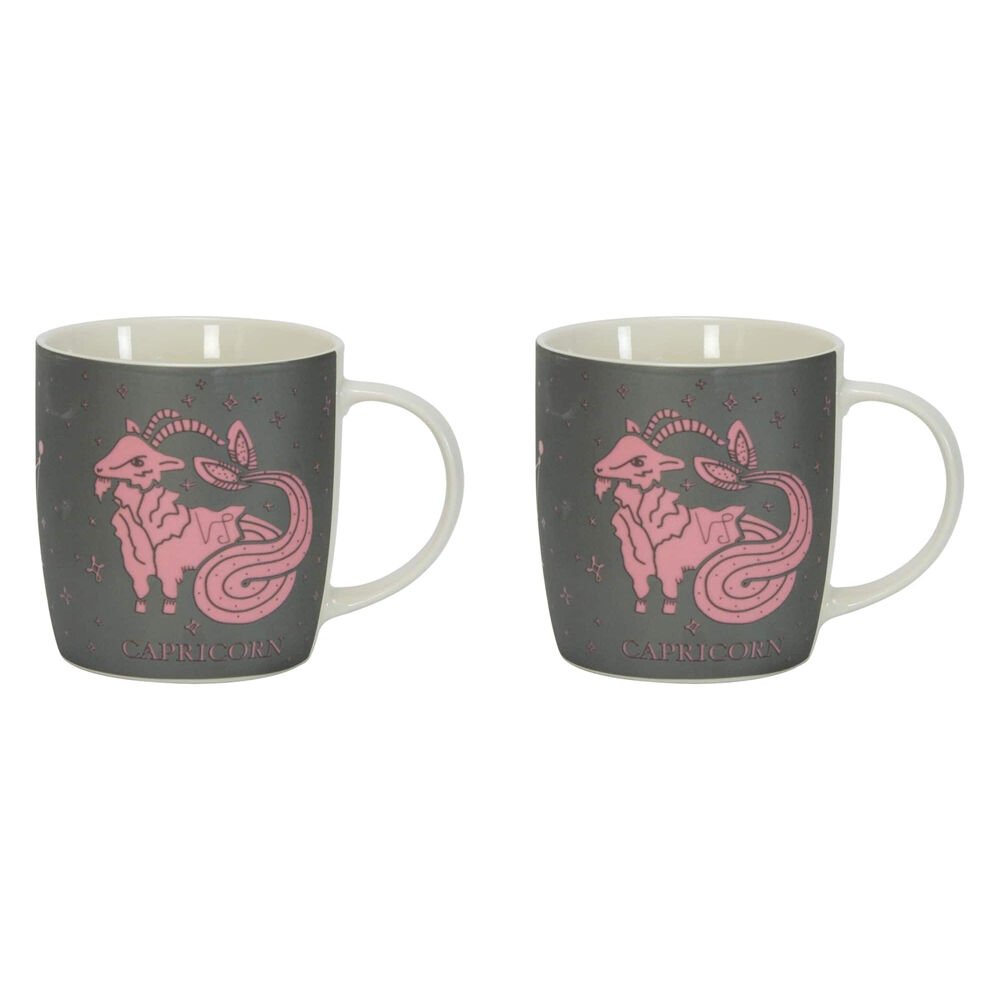 2PK Annabel Trends Coffee/Tea Mug/Cup Zodiac Sign Capricorn 350ml