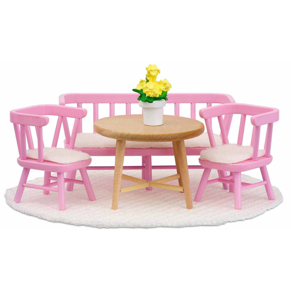 Lundby Kitchen Furniture Miniature Dollhouse Dinning Toy Set 19.5cm 4y+