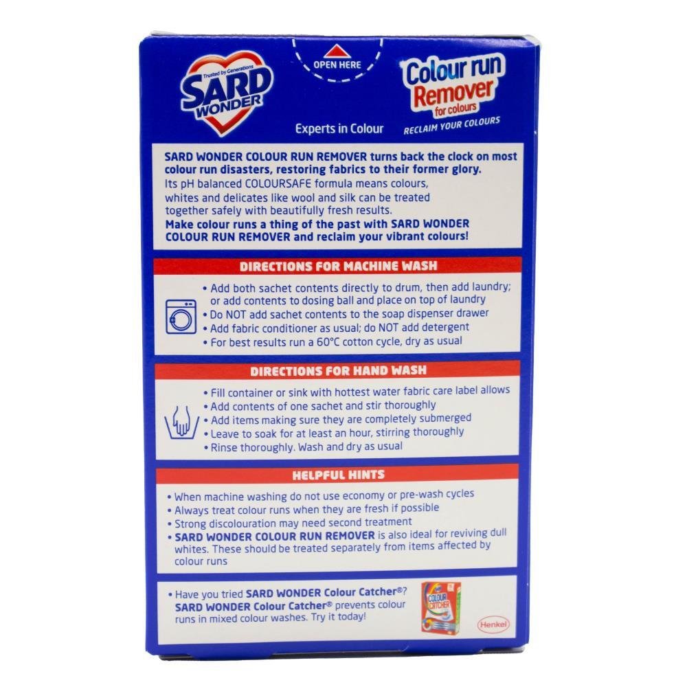 12pc Sard Wonder Colour Run Remover Laundry Detergent 75ml