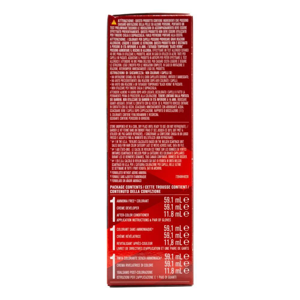 6PK Revlon Colorsilk 3D Permanent Hair Color w/ Keratin 20 Brown Black