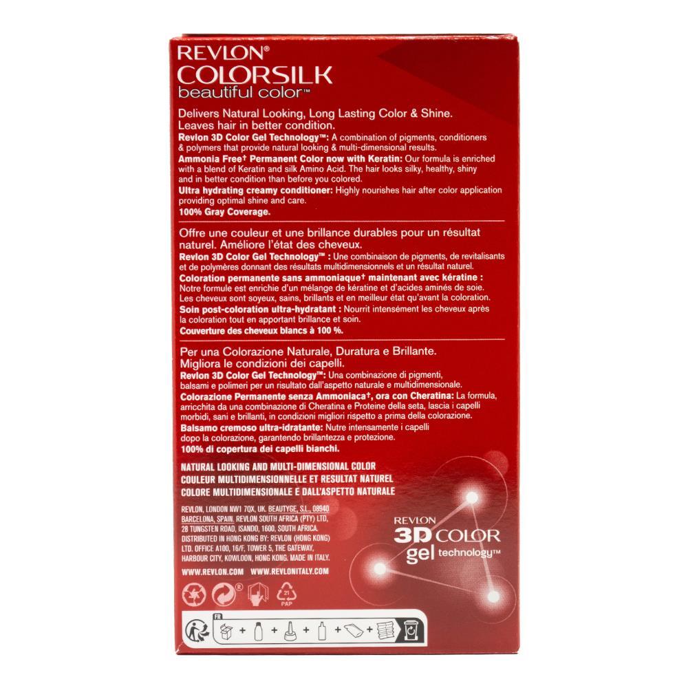 3PK Revlon Colorsilk Permanent Hair Color w/ Keratin 43 Golden Brown