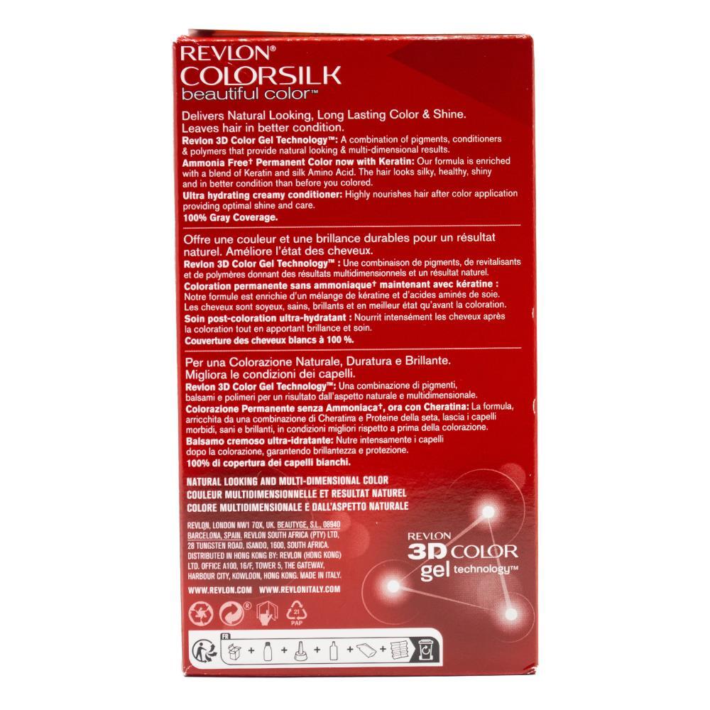6PK Revlon Colorsilk Permanent Hair Color w/ Keratin 54 Light Golden Brown