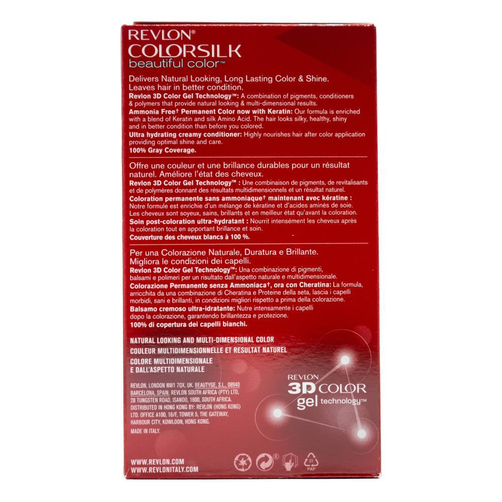 3PK Revlon Colorsilk 3D Permanent Hair Color w/ Keratin 61 Dark Blonde