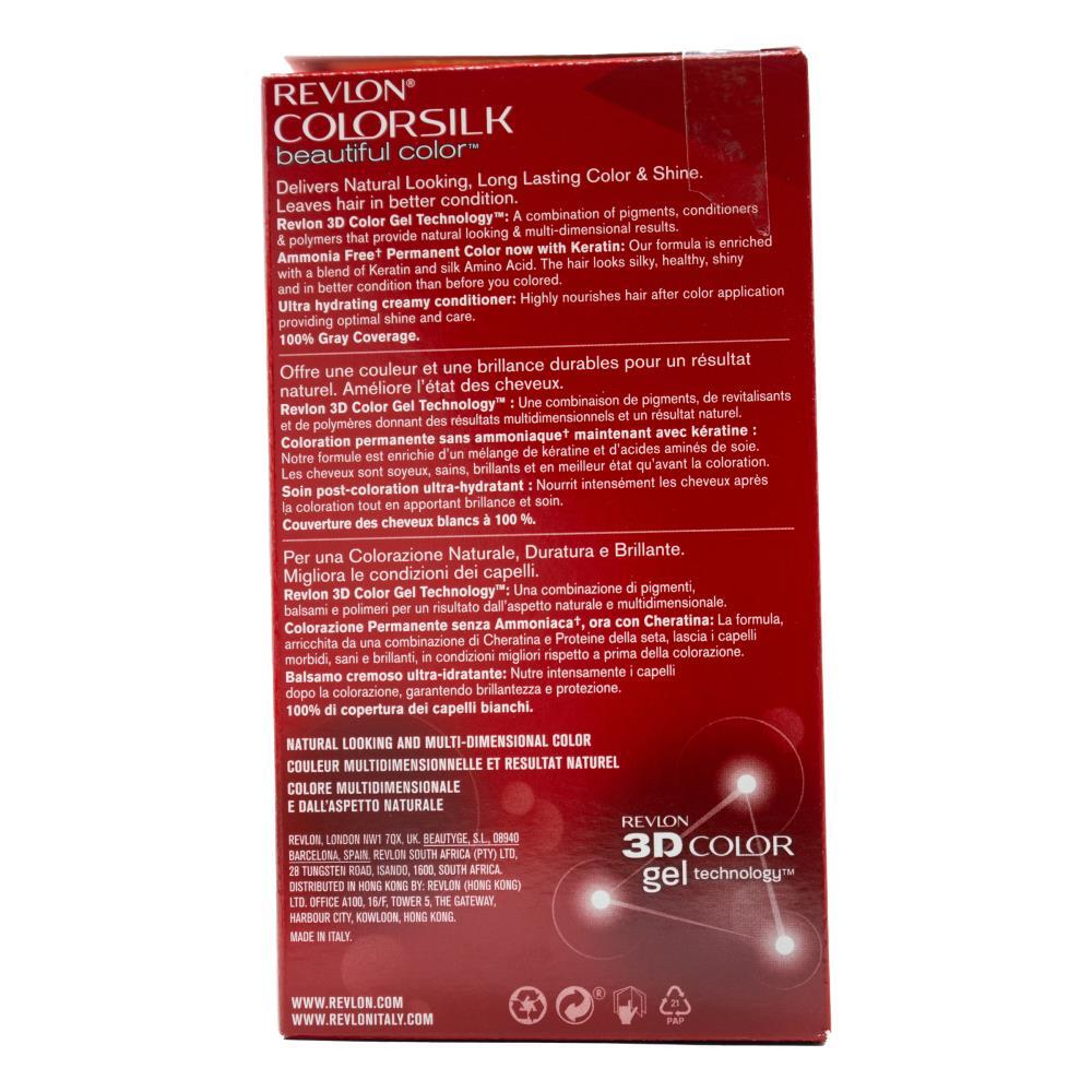 6PK Revlon Colorsilk 3D Permanent Hair Color w/ Keratin 74 Medium Blonde