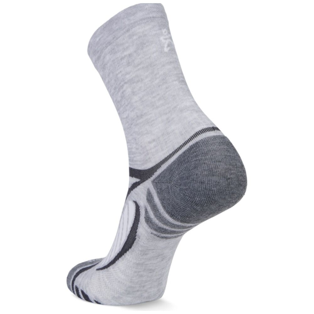 Balega Ultralight Performance Moisture Wicking Crew Socks Grey White