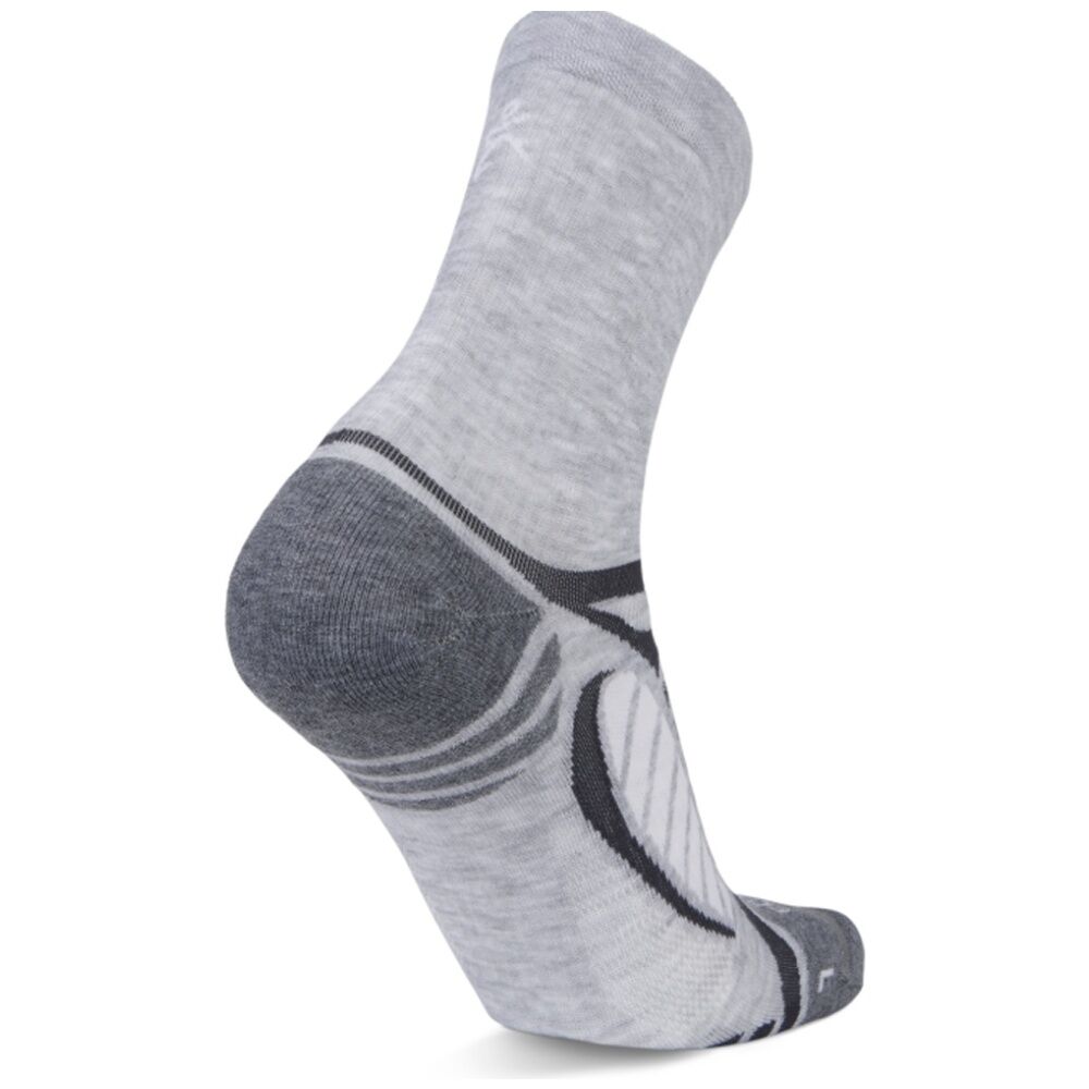 Balega Ultralight Performance Moisture Wicking Crew Socks Grey White